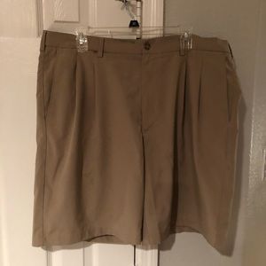 PGA Tour Mens Tan SZ 40 Golf Shorts